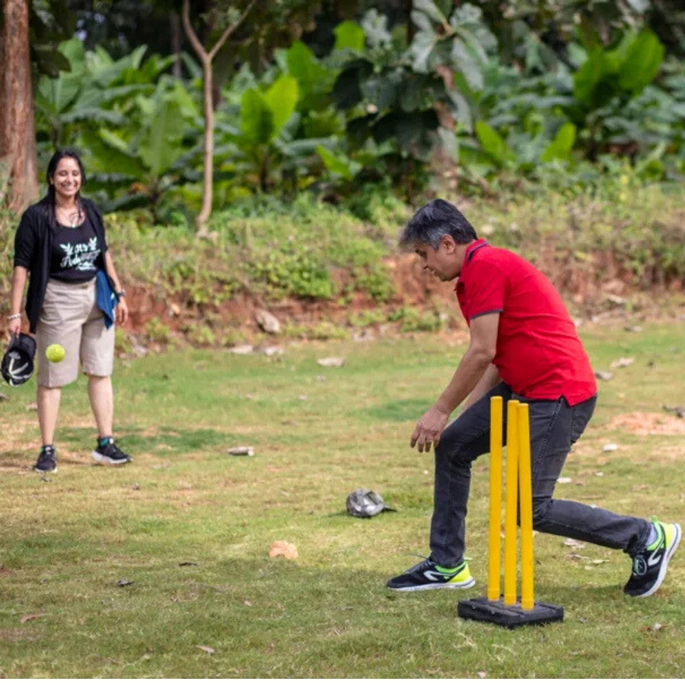 Plenty of outdoor games to choose from. 